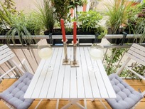 Furnished room in charming design apartment