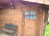 Ferienwohnung Niemegk 3 Blockhaus