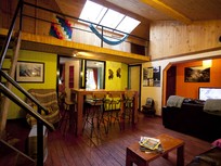 Backpackers a Puerto Varas . Chili