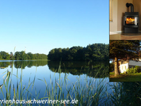 "Ferienhaus Seeblick" am Badesee mit Boot &amp; Räder