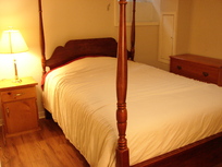 Double bed in Toronto apartment